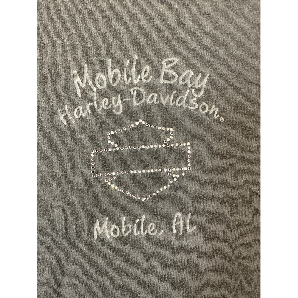 Harley-Davidson Freedom Machover‎ Tee Mobile Bay Alabama Womens XL T-Shirt - Picture 4 of 6
